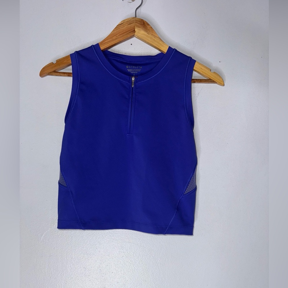 Athleta Advantage‎ Crop Tank Top Purple Size S
